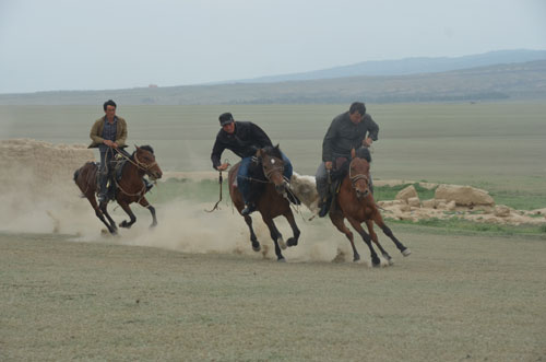 赛马、马上叼羊等让农牧民享哈萨克族传统文化之乐