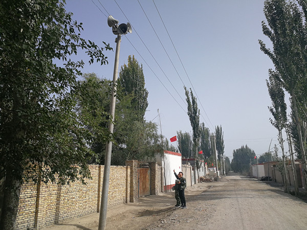 新疆拜城对“户户通”进行全面维修 确保党的声音进万家